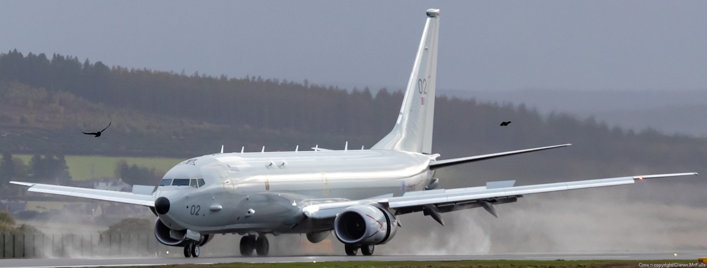 boeing poseidon mra1 maritime patrol reconnaissance aircraft royal air force zp802 26