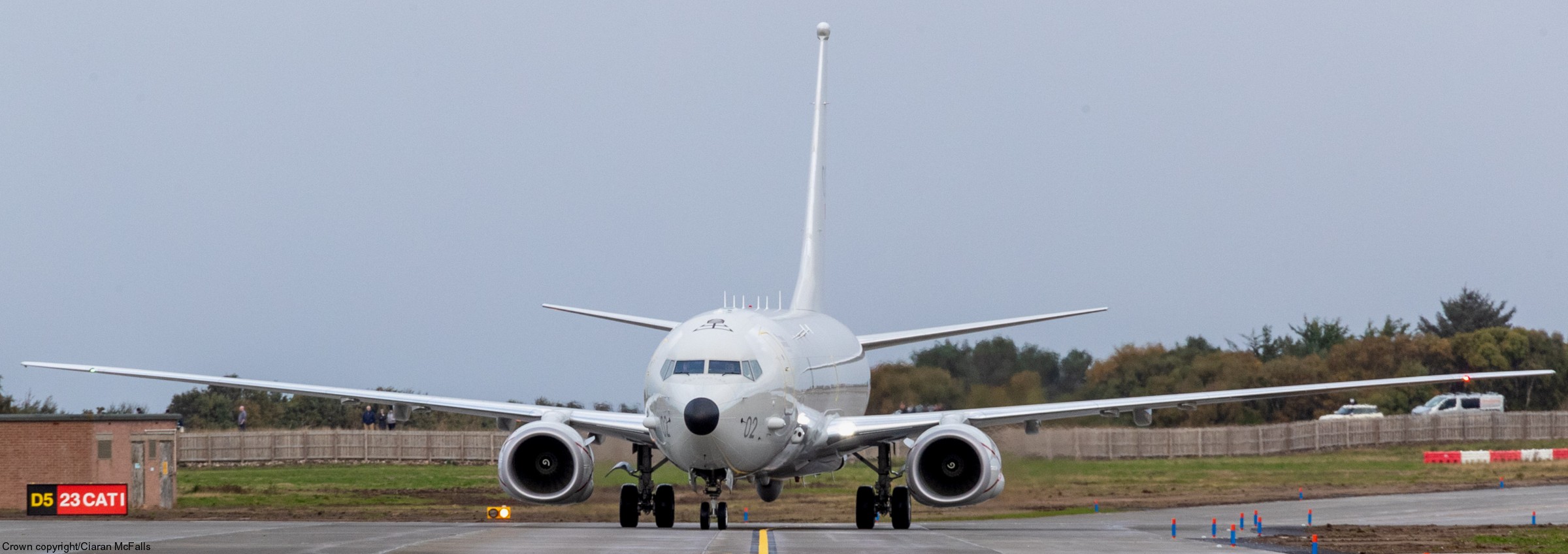 boeing poseidon mra1 maritime patrol reconnaissance aircraft royal air force zp802 city of elgin 27