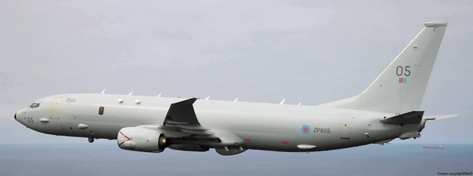 boeing poseidon mra1 maritime patrol reconnaissance aircraft royal air force zp805 29