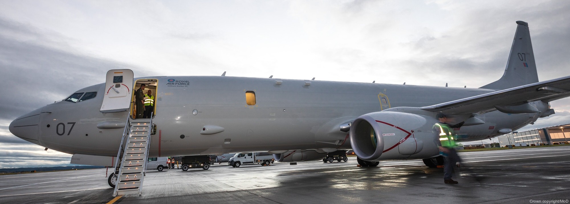 Poseidon MRA1 P-8A Maritime Patrol Aircraft Royal Air Force