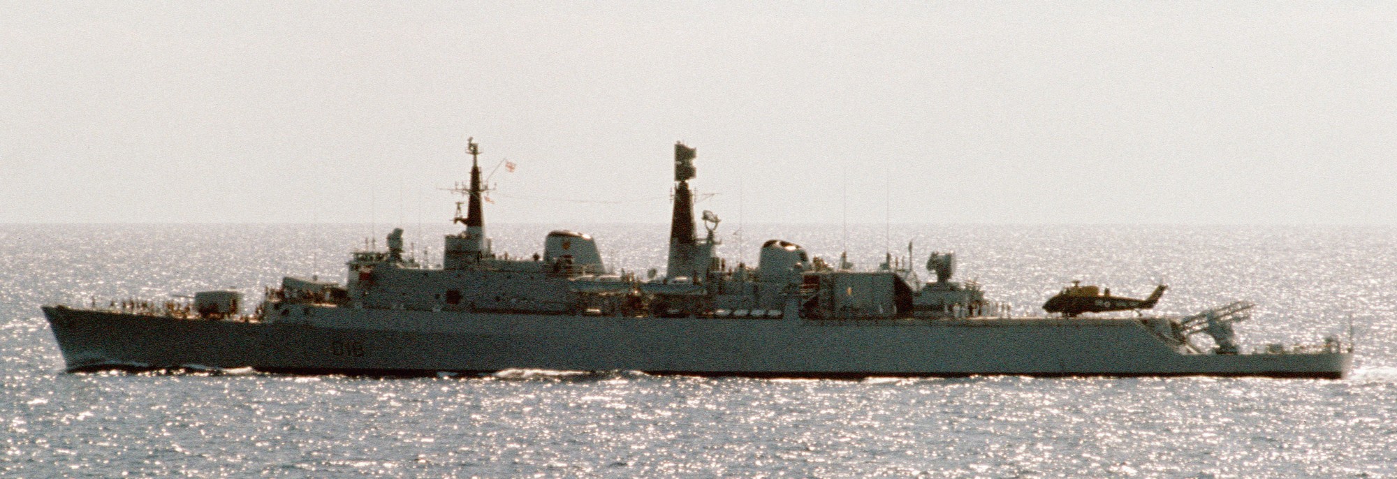 d 18 hms antrim county class destroyer royal navy