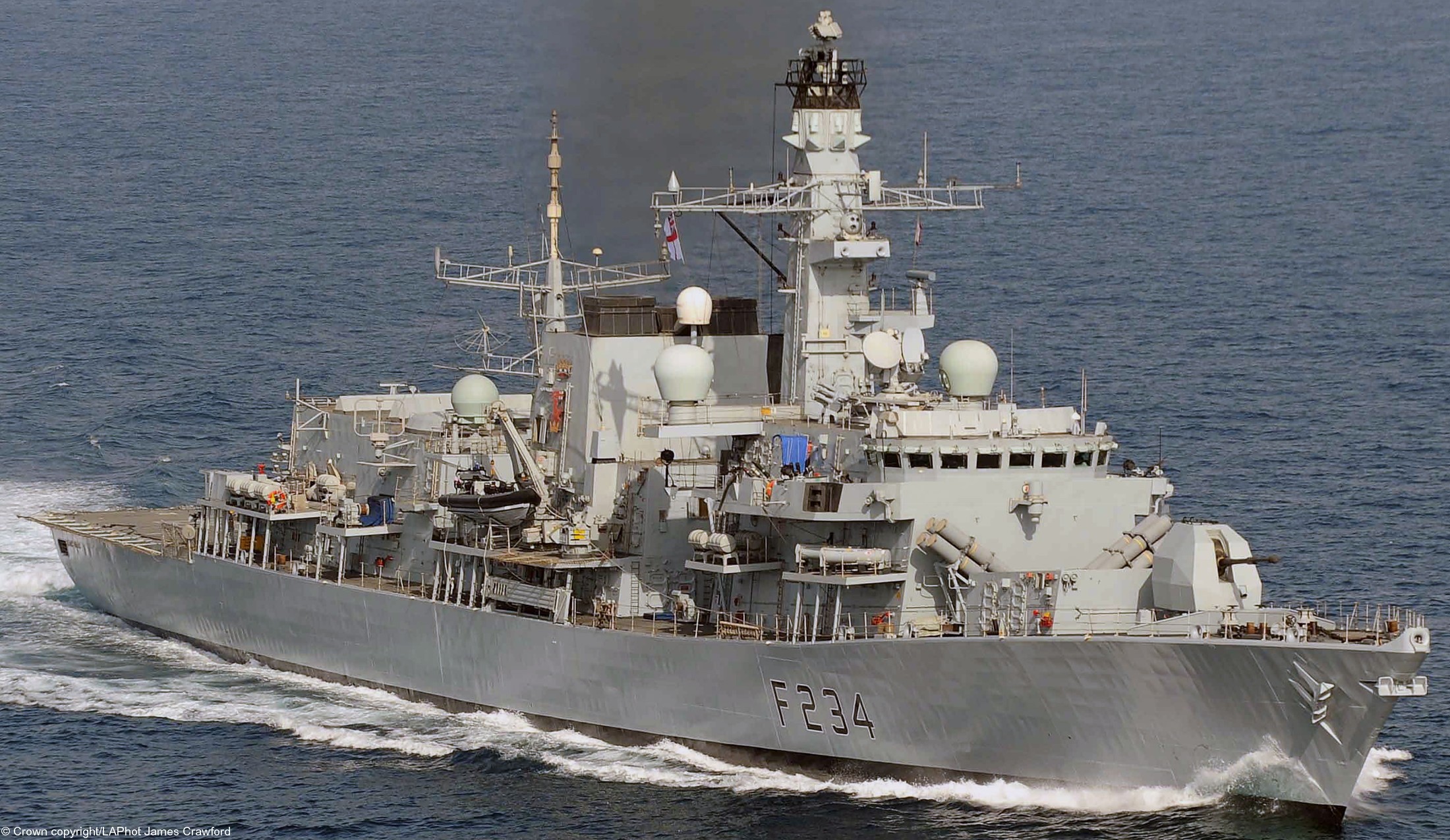 F-234 HMS Iron Duke Type 23 class Frigate FFG Royal Navy