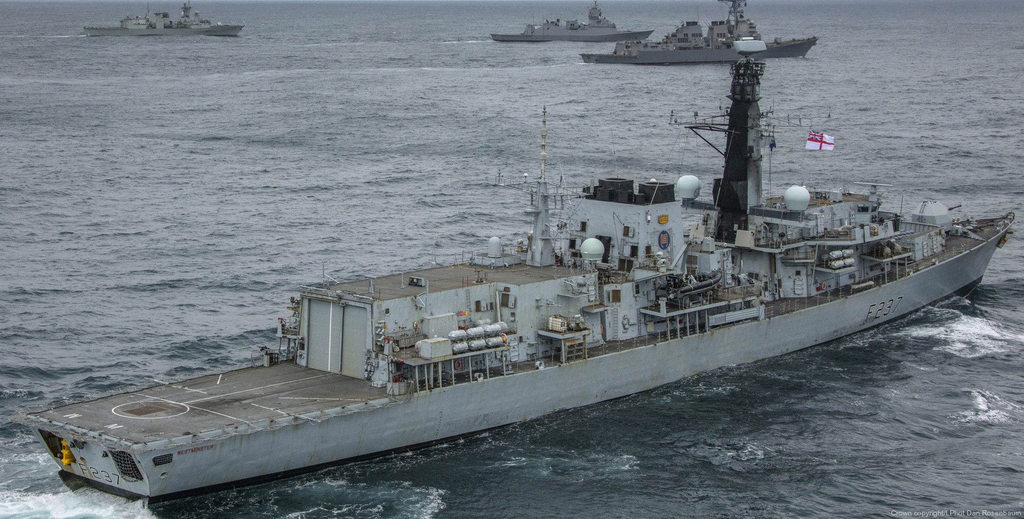 f-237 hms westminster type 23 duke class guided missile frigate ffg royal navy 19 nato