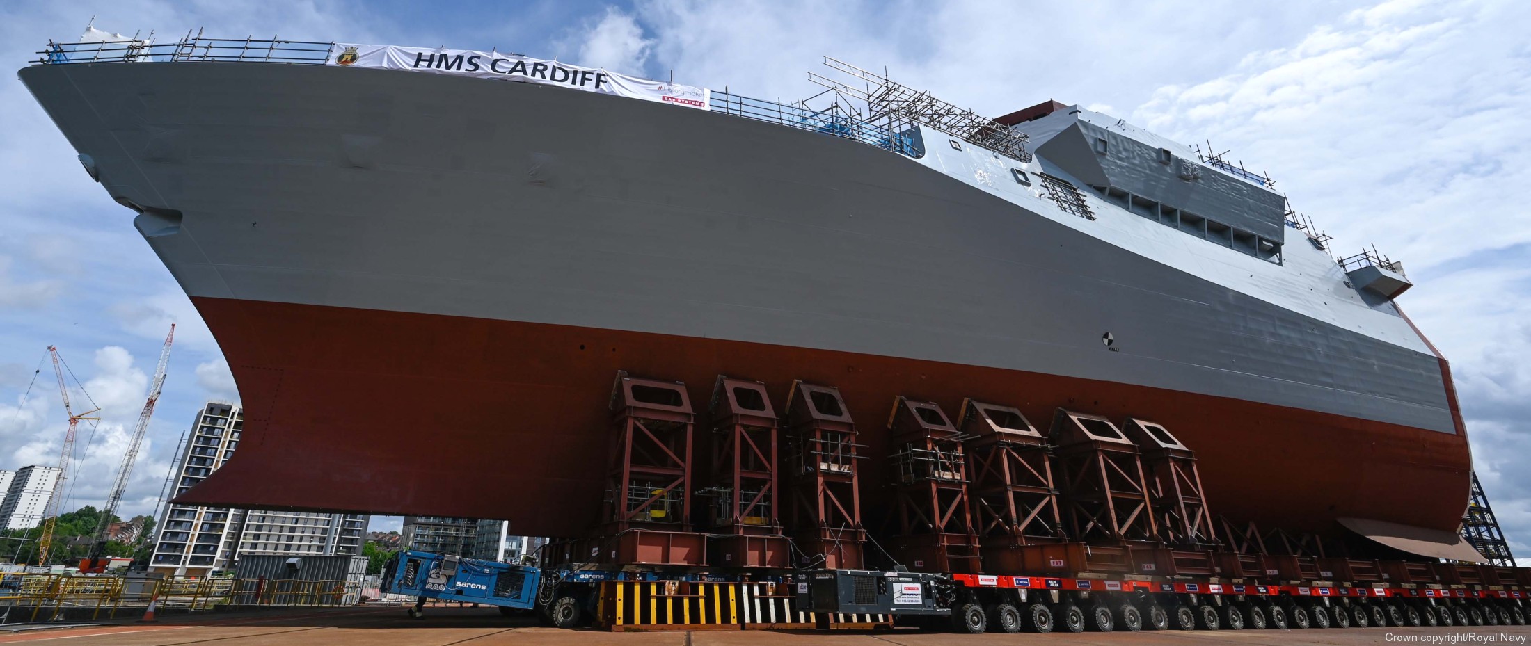 f-89 hms cardiff type 26 city class missile frigate global combat ship royal navy roll out 11