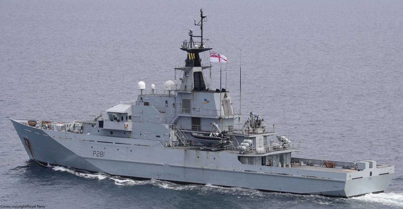 p281 hms tyne river class offshore patrol vessel opv royal navy 17