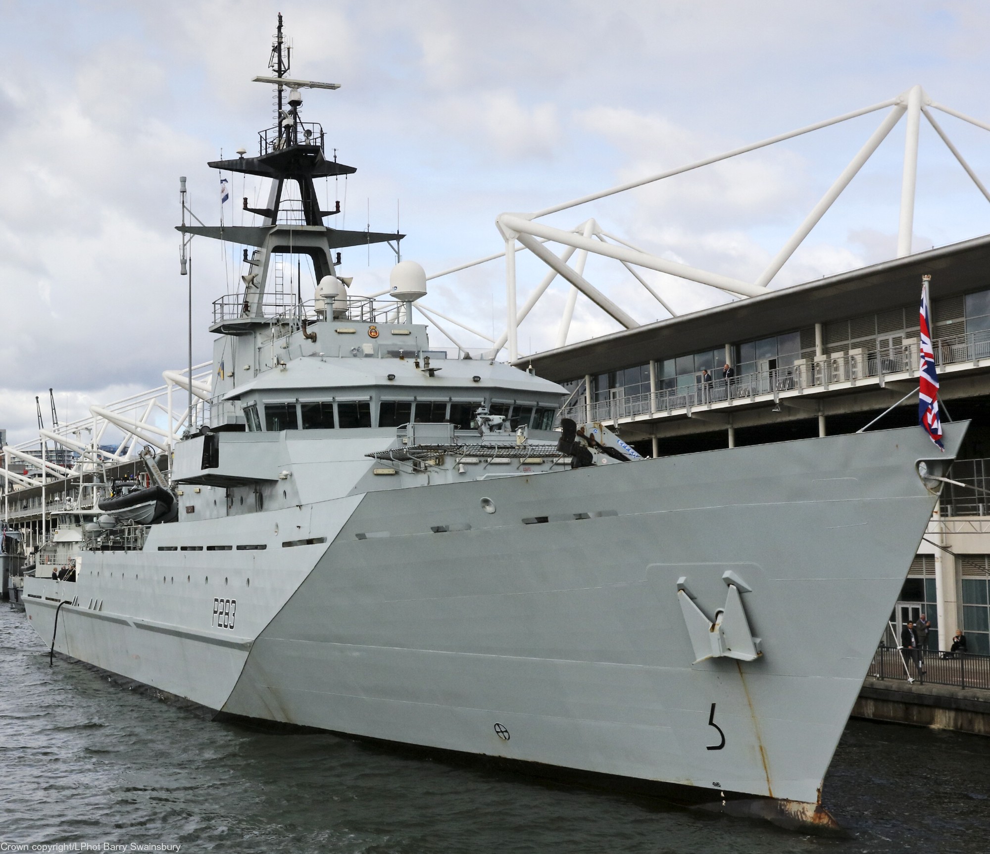 p283 hms mersey river class offshore patrol vessel opv royal navy 32