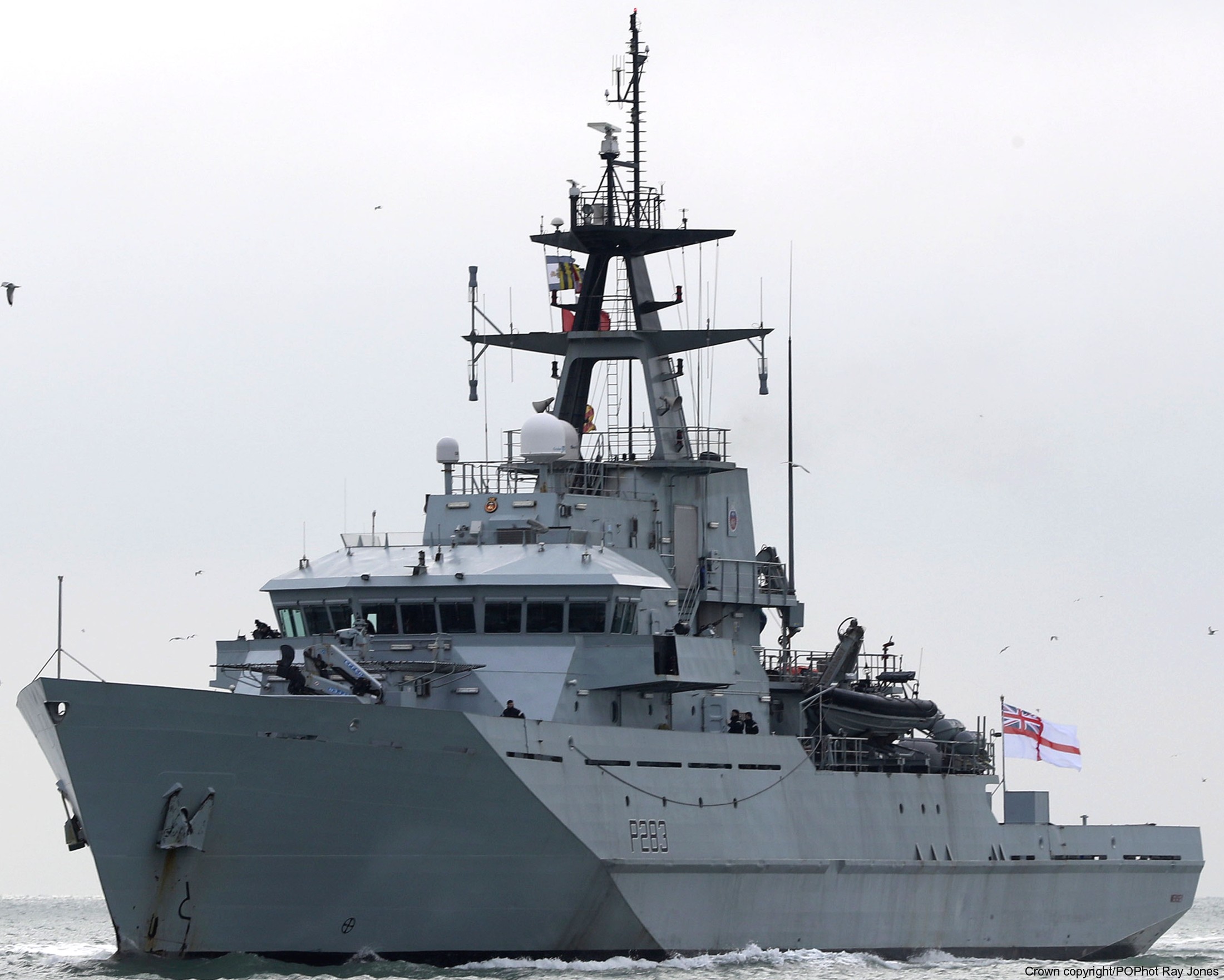 p283 hms mersey river class offshore patrol vessel opv royal navy 51