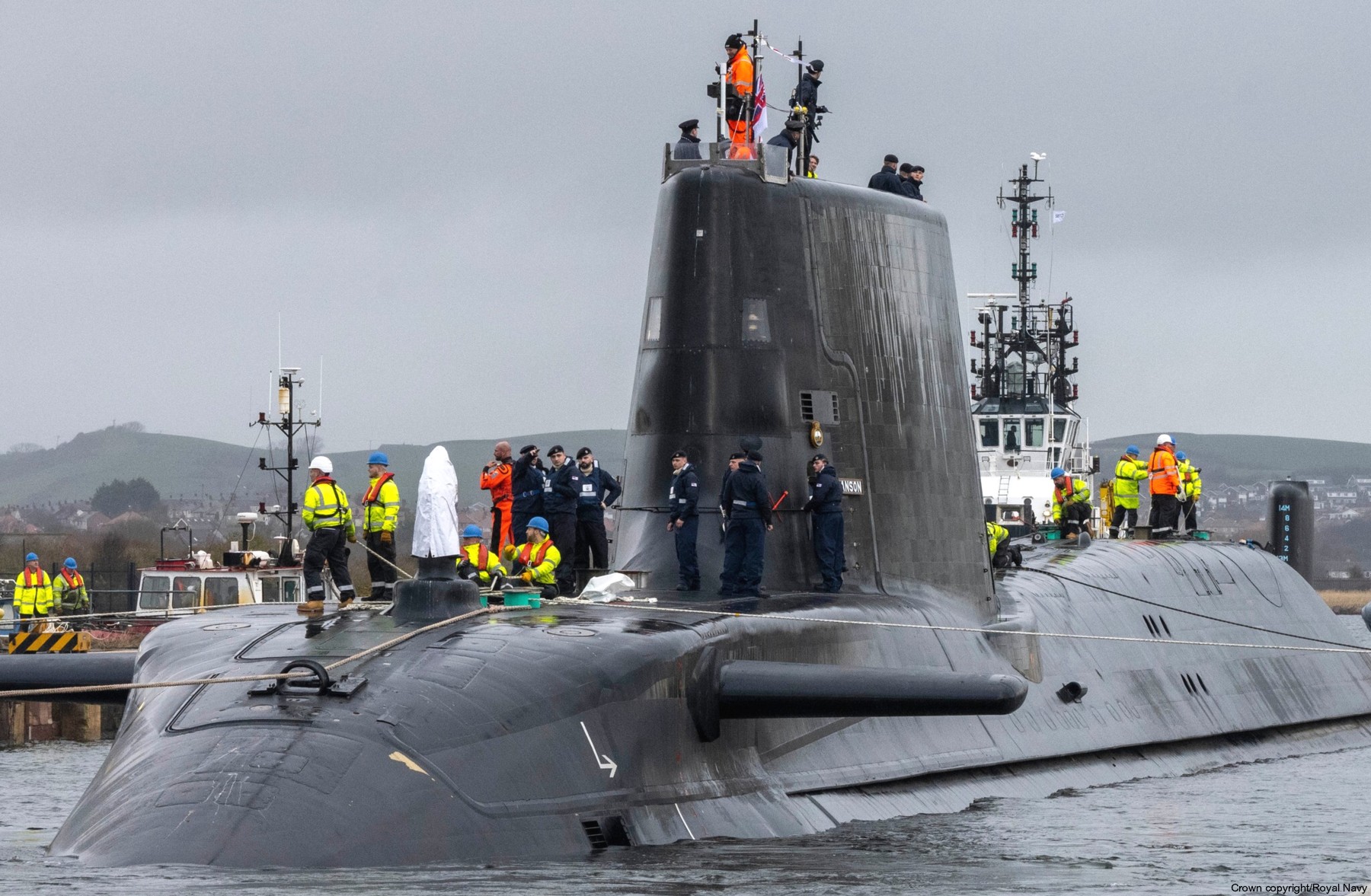 astute class attack submarine ssn hunter killer royal navy s123 hms anson 017c