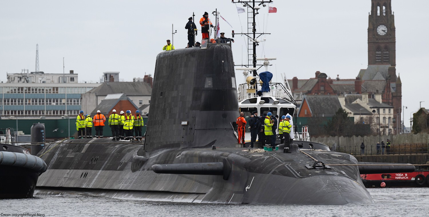 s123 hms anson astute class attack submarine ssn royal navy 18