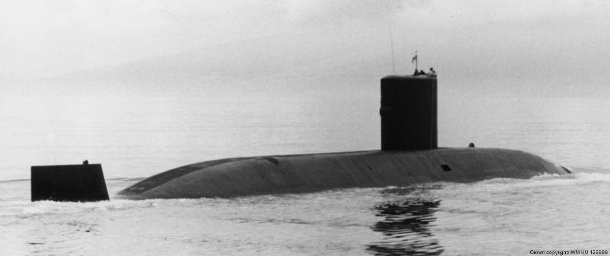 Swiftsure class Attack Submarine SSN - Royal Navy