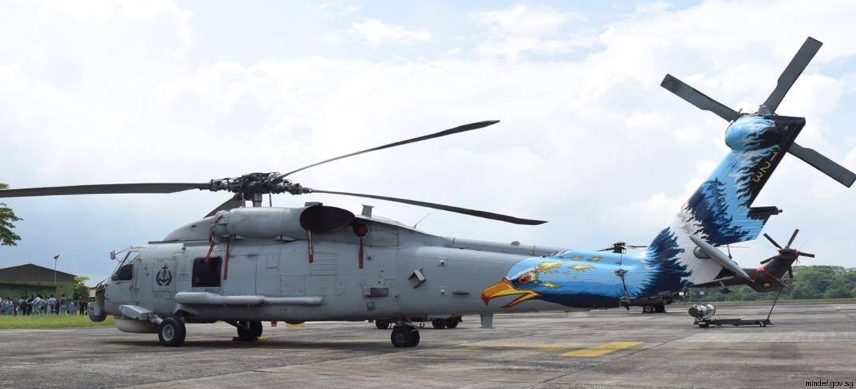sikorsky s-70b seahawk republic of singapore air force navy rsaf 123 squadron frigate 08