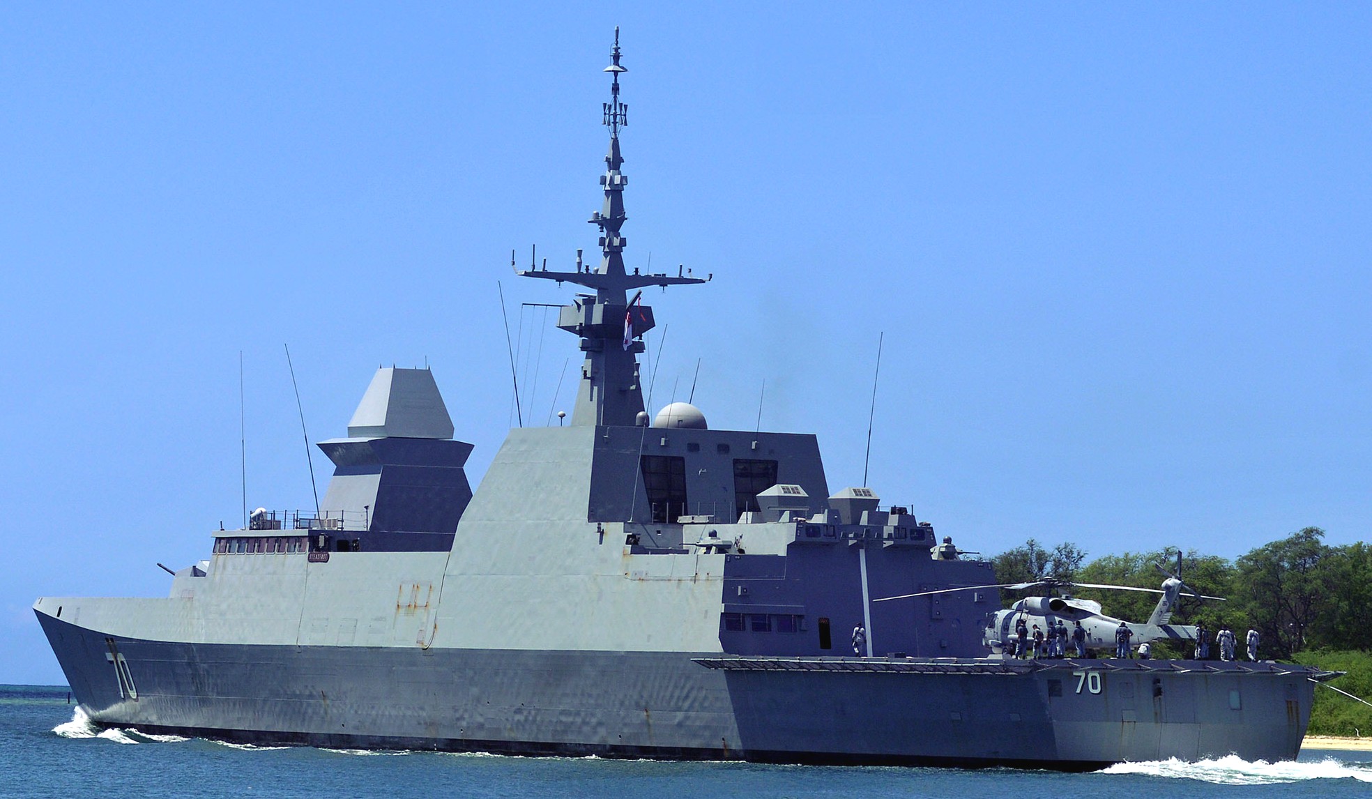 70 rss steadfast formidable class multi-mission missile frigate ffg republic singapore navy exercise rimpac 21