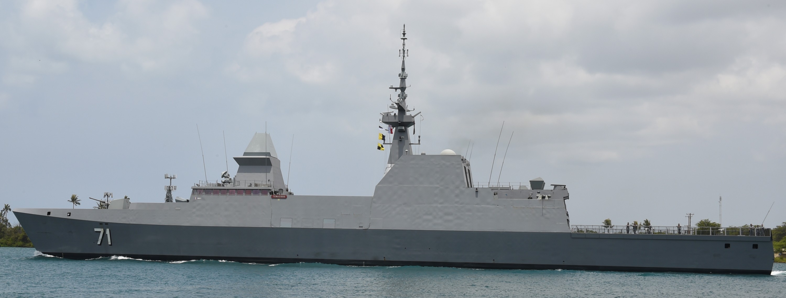71 rss tenacious formidable class multi-mission missile frigate ffg republic singapore navy exercise rimpac hawaii 05