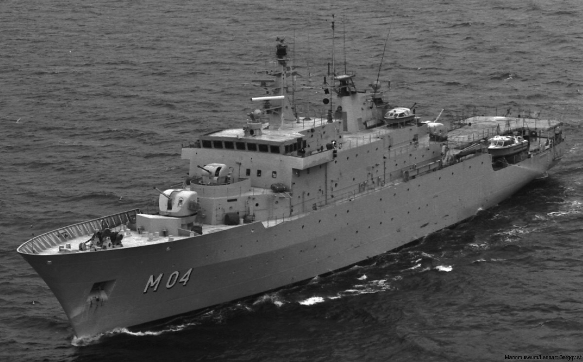 P04 HSwMS Carlskrona HMS Ocean Patrol Vessel Swedish Navy