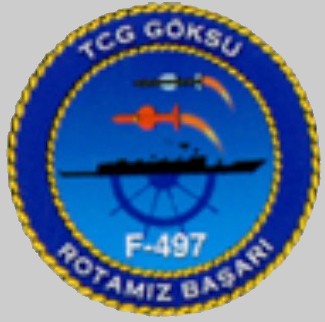 f-497 tcg goksu insignia crest patch badge gabya g-class frigate turkish navy 02x