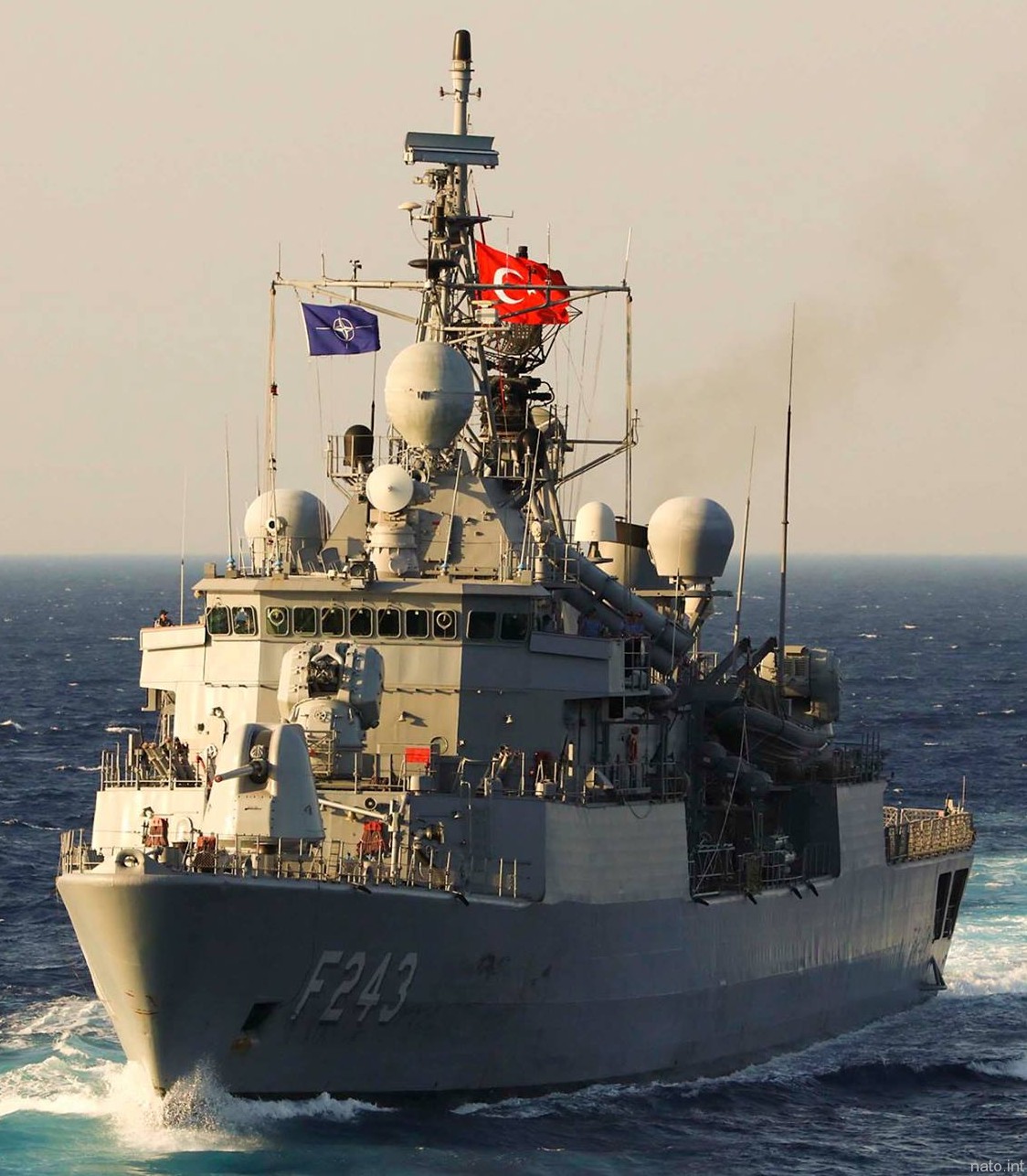 TCG Yildirim F-243 MEKO 200TN Yavuz class Frigate Turkish Navy