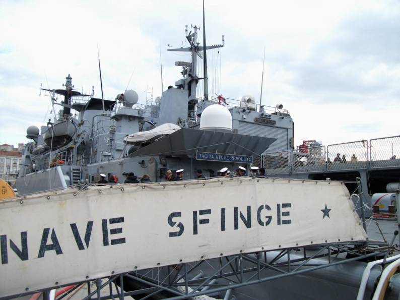 F-554 ITS Nave Sfinge Trieste Minerva class corvette