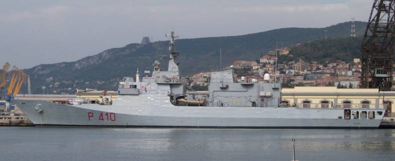 P-410 ITS Nave Orione Cassiopea class OPV NUPA Trieste