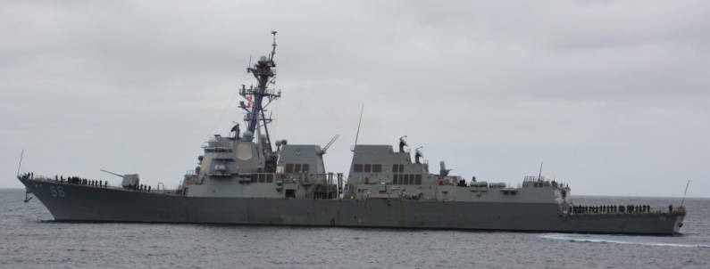 ddg-96 uss bainbridge arleigh burke class guided missile destroyer us navy