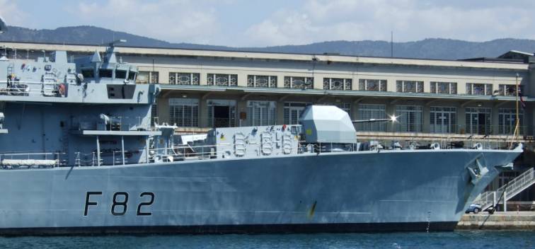 HMS Somerset F 82 / SNMG-2 - Trieste, Italy - April 2008