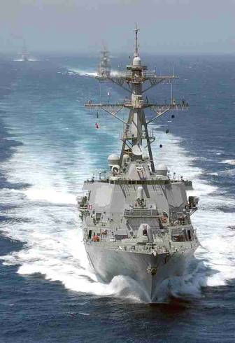 Arleigh Burke class guided missile destroyer - US Navy