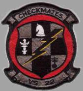 Sea Control Squadron 22 / VS-22 "Checkmates" - patch crest