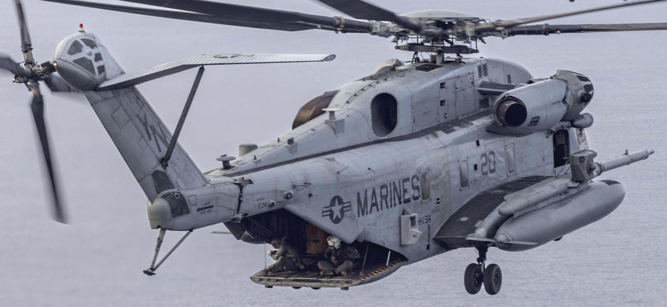 hmh-361 flying tigers marine heavy helicopter squadron usmc sikorsky ch-53e super stallion exercise warrior shield korea 2024