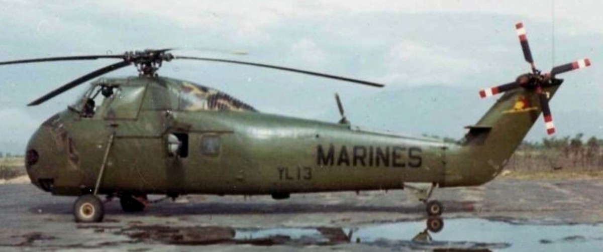 hmm-362 ugly angels marine medium helicopter squadron usmc sikorsky uh-34d seahorse 13