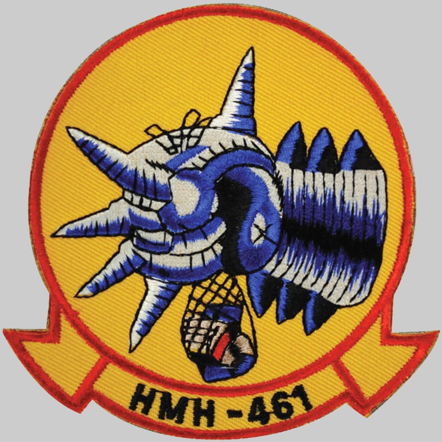 hmh-461 ironhorse insignia crest patch badge ch-53k king stallion marine heavy helicopter squadron usmc 03p