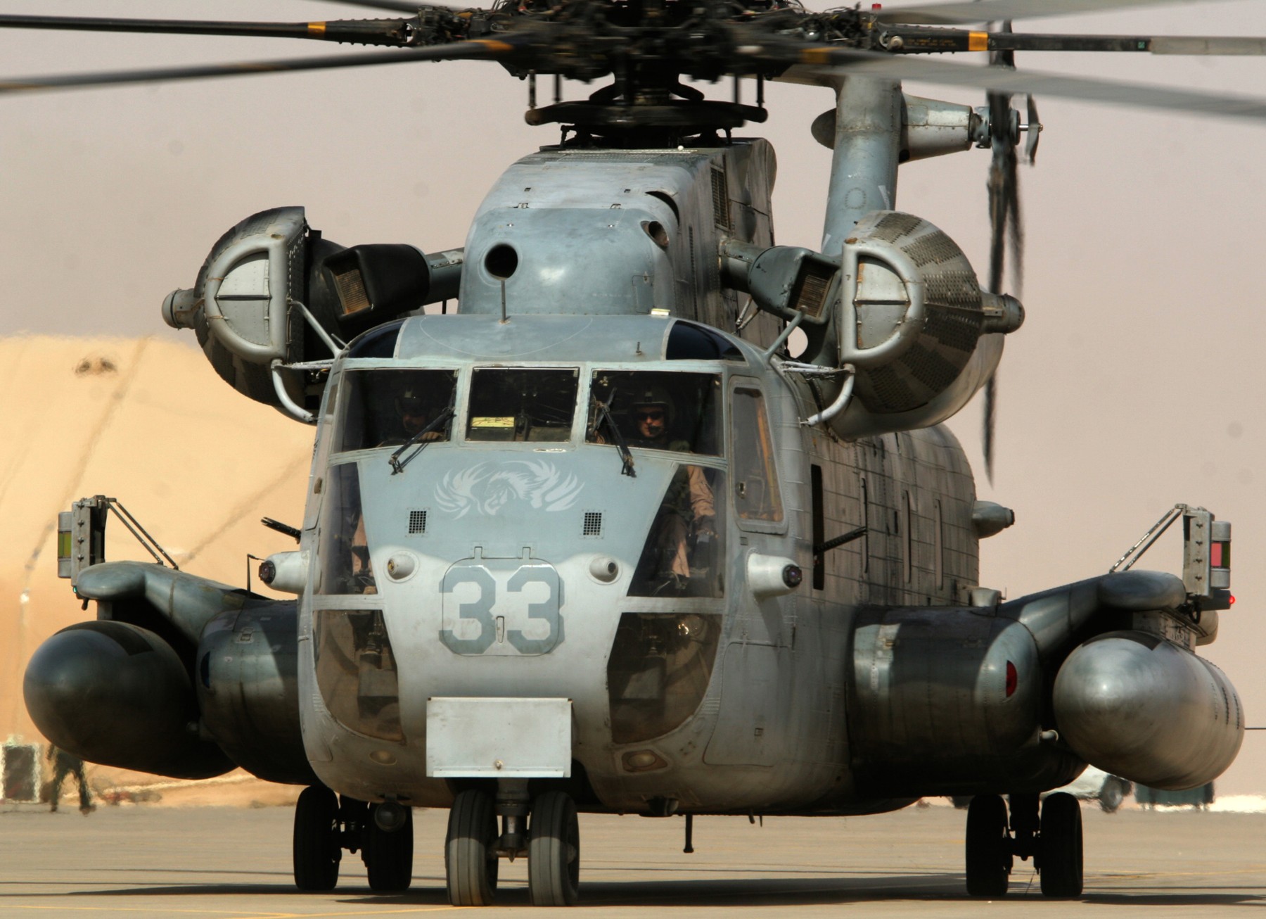 hmh-463 pegasus ch-53d sea stallion marine heavy helicopter squadron usmc al asad air base iraq 25