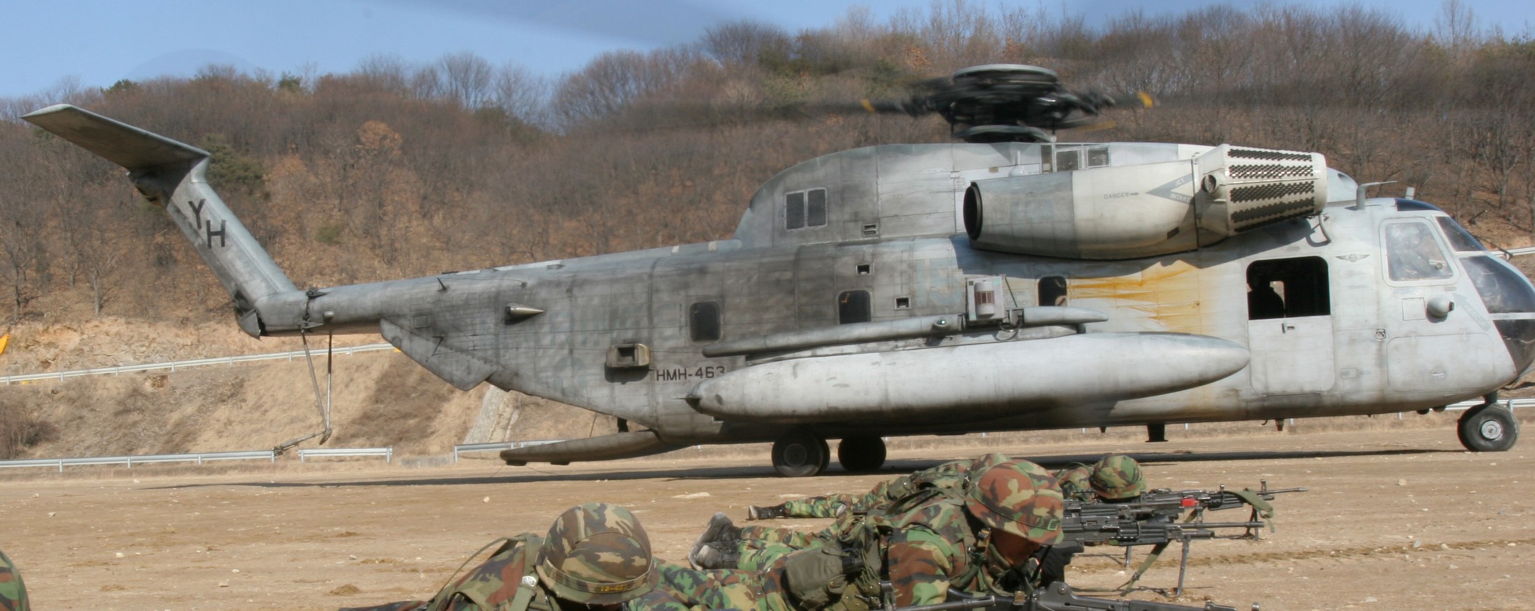 hmh-463 pegasus ch-53d sea stallion marine heavy helicopter squadron usmc exercise foal eagle korea 28