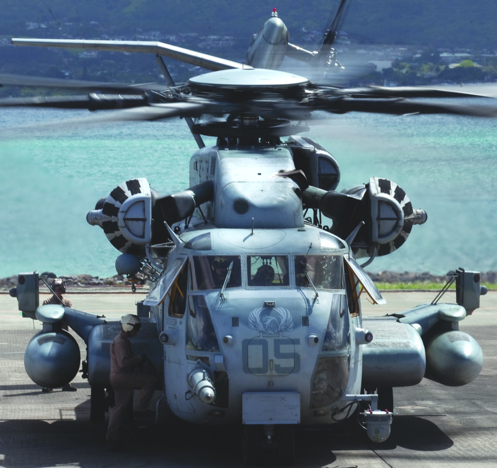 hmh-463 pegasus ch-53e super stallion marine heavy helicopter squadron usmc mcas kaneohe bay hawaii 47