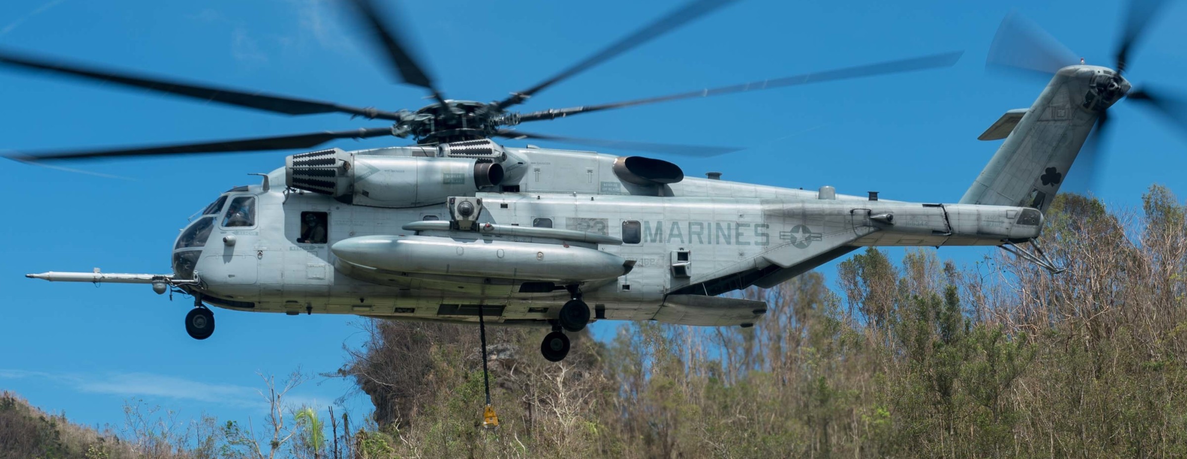 hmh-464 condors ch-53e super stallion marine heavy helicopter squadron hurricane maria puerto rico 2017