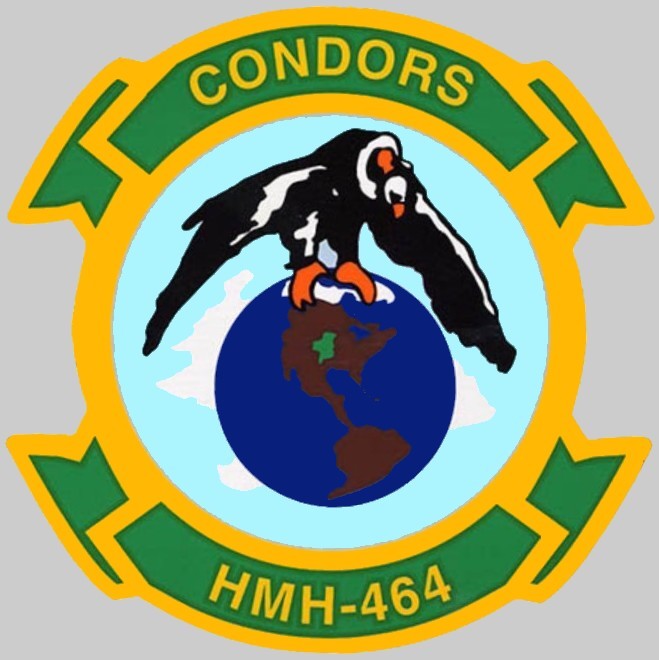 hmh-464 condors insignia crest patch badge marine heavy helicopter squadron usmc 02x