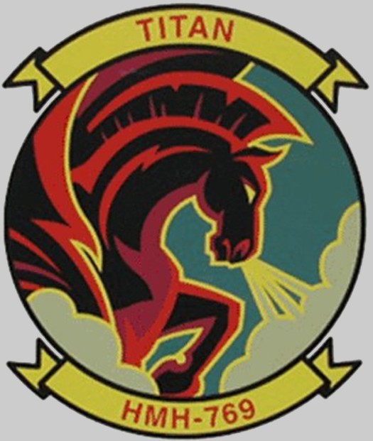 hmh-769 titan insignia crest patch badge ch-53e super stallion marine heavy helicopter squadron 02x