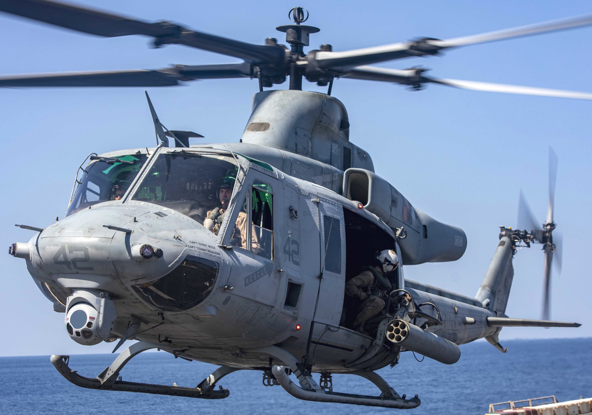 hmla-167 warriors marine light attack helicopter squadron uh-1y venom usmc uss new york 78