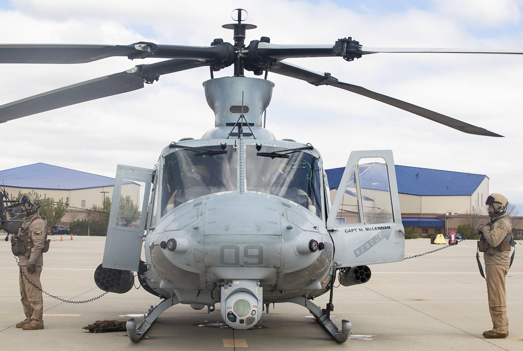 hmla-167 warriors marine light attack helicopter squadron uh-1y venom gowen field boise idaho 90 