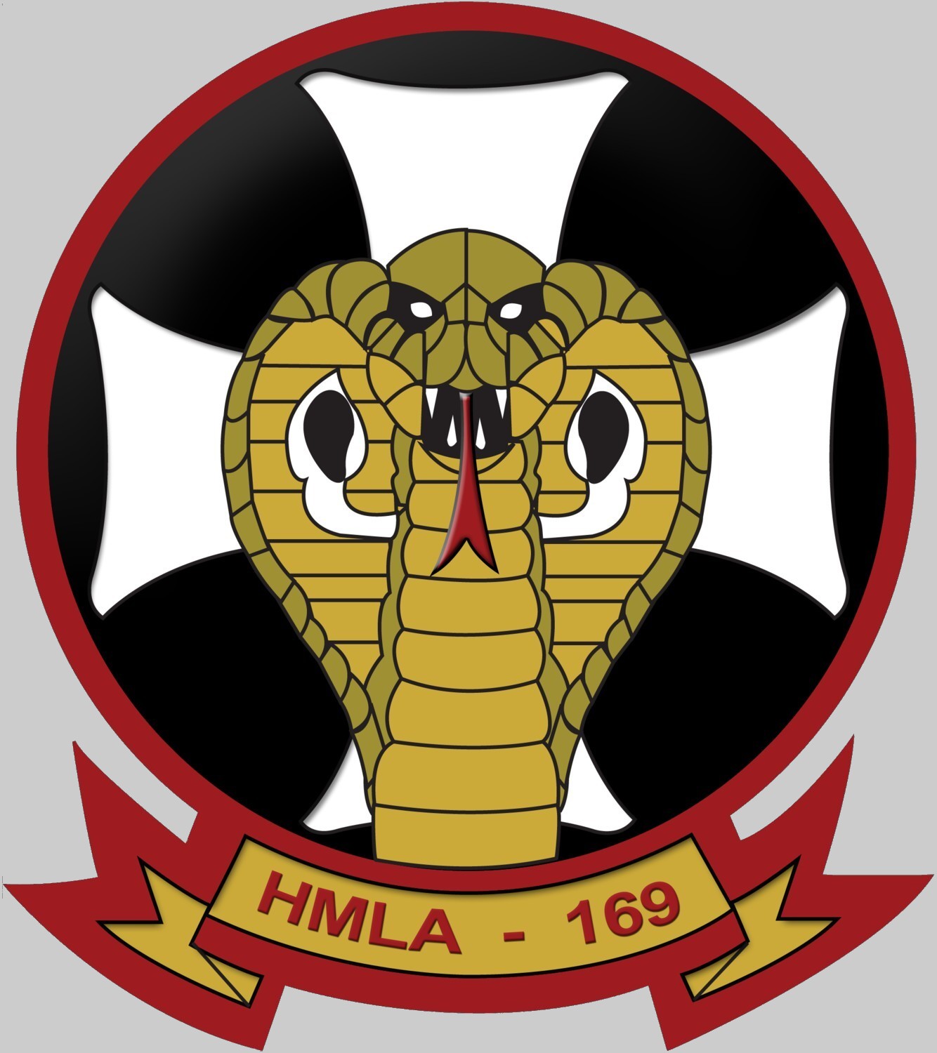 hmla-169 vipers insignia crest patch badge marine light attack helicopter squadron 02x