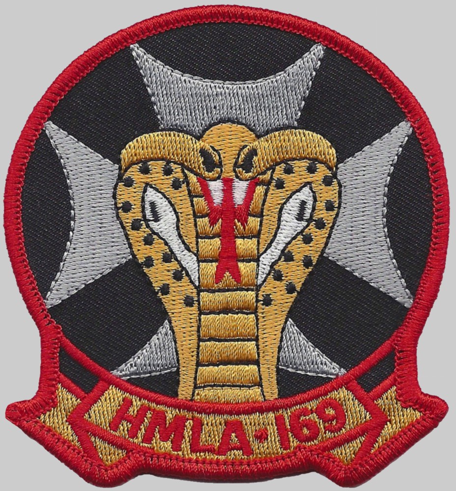 hmla-169 vipers insignia crest patch badge marine light attack helicopter squadron usmc 02p