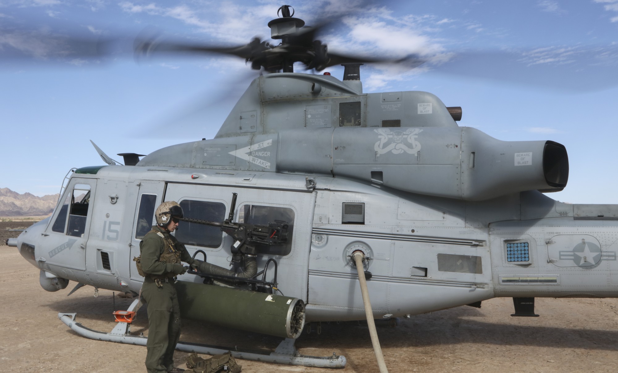 hmla-267 stingers marine light attack helicopter squadron uh-1y venom chocolate mountain gunnery range 38