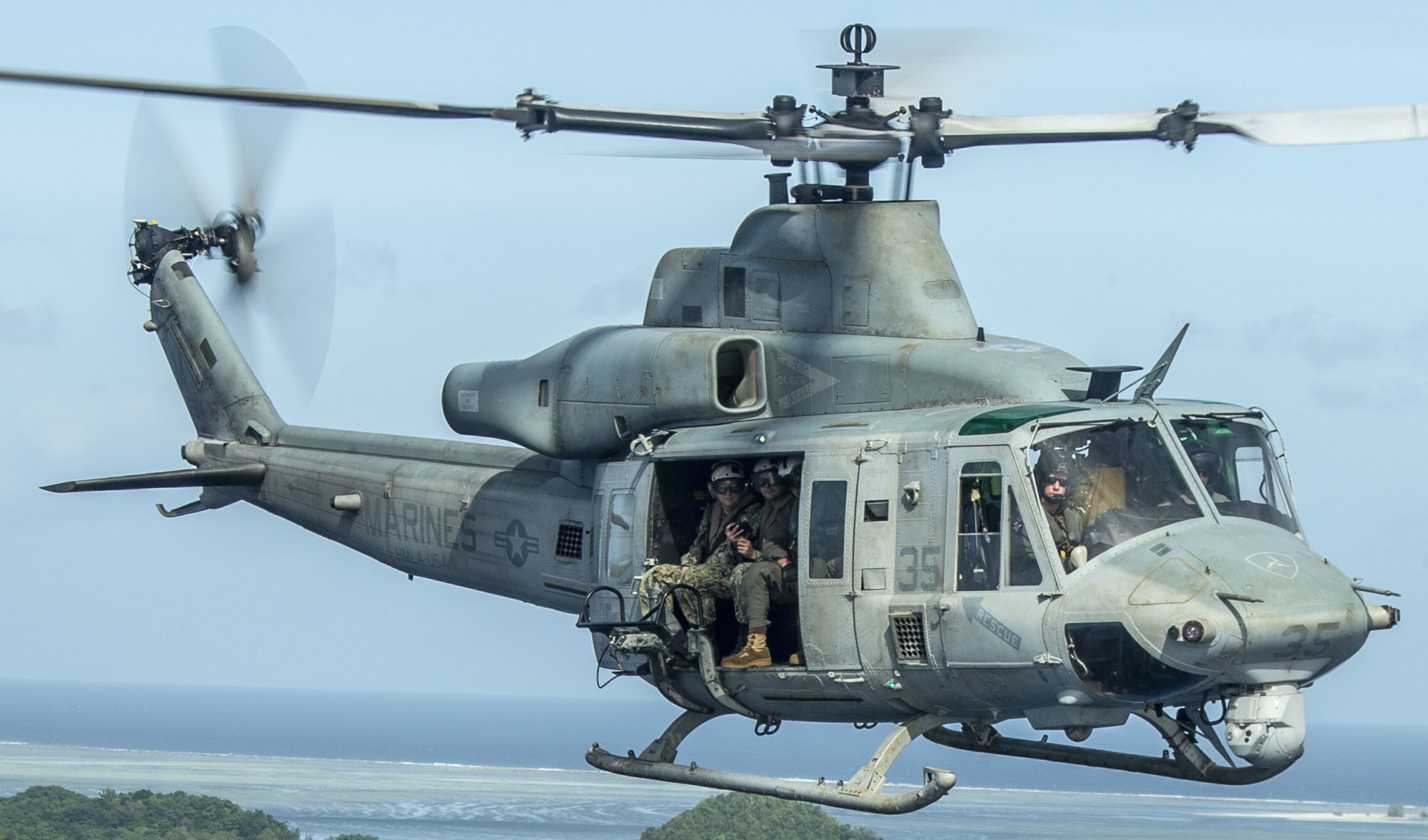 hmla-267 stingers marine light attack helicopter squadron uh-1y venom peleliu palau 96