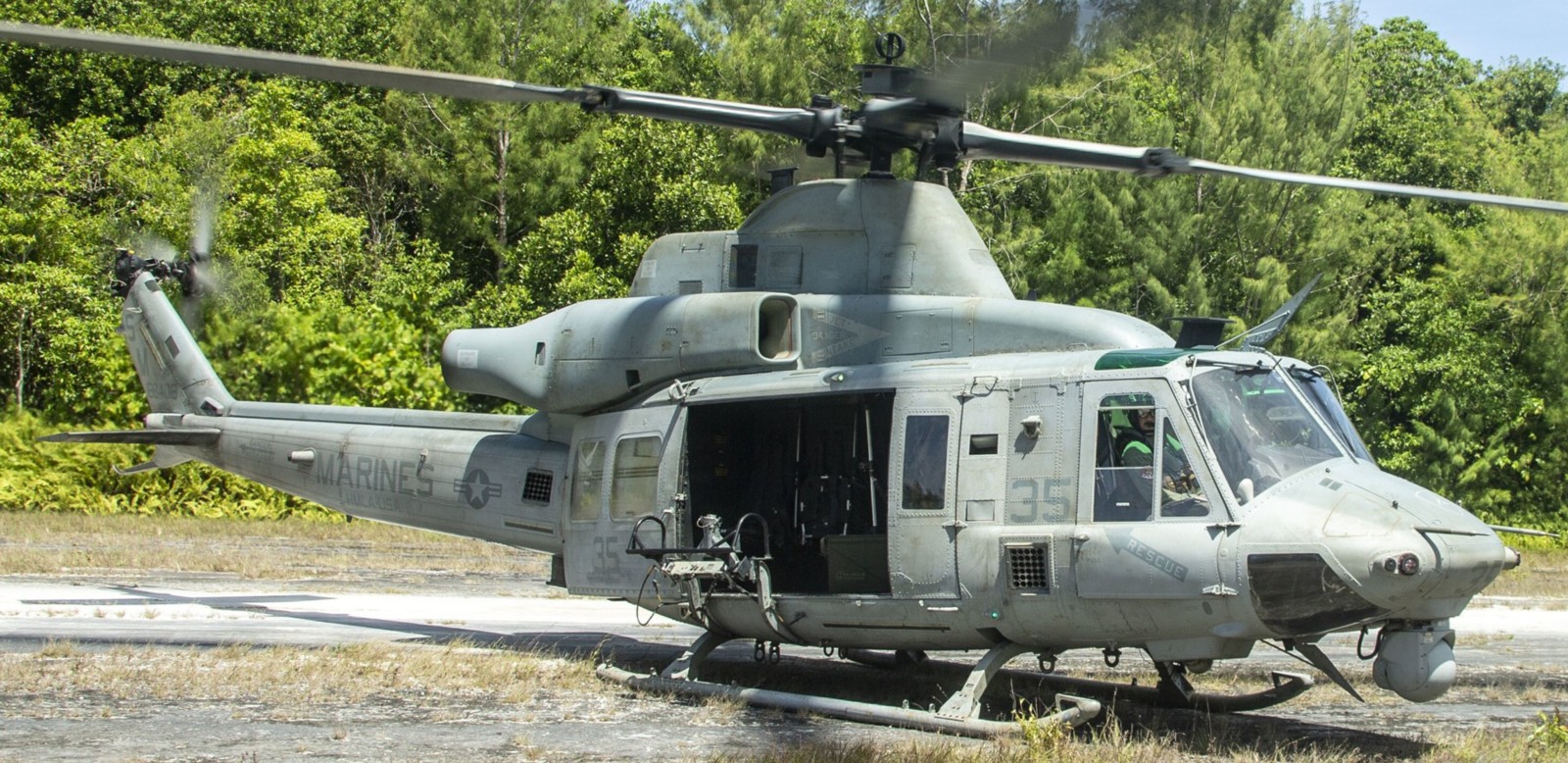 hmla-267 stingers marine light attack helicopter squadron uh-1y venom peleliu island palau 97