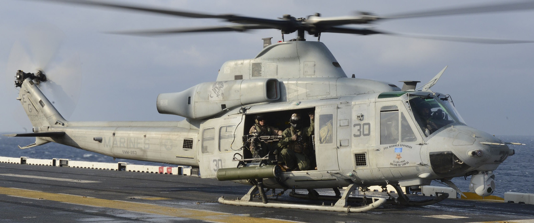 hmla-269 gunrunners marine light attack helicopter squadron uh-1y venom lhd-5 uss bataan 41