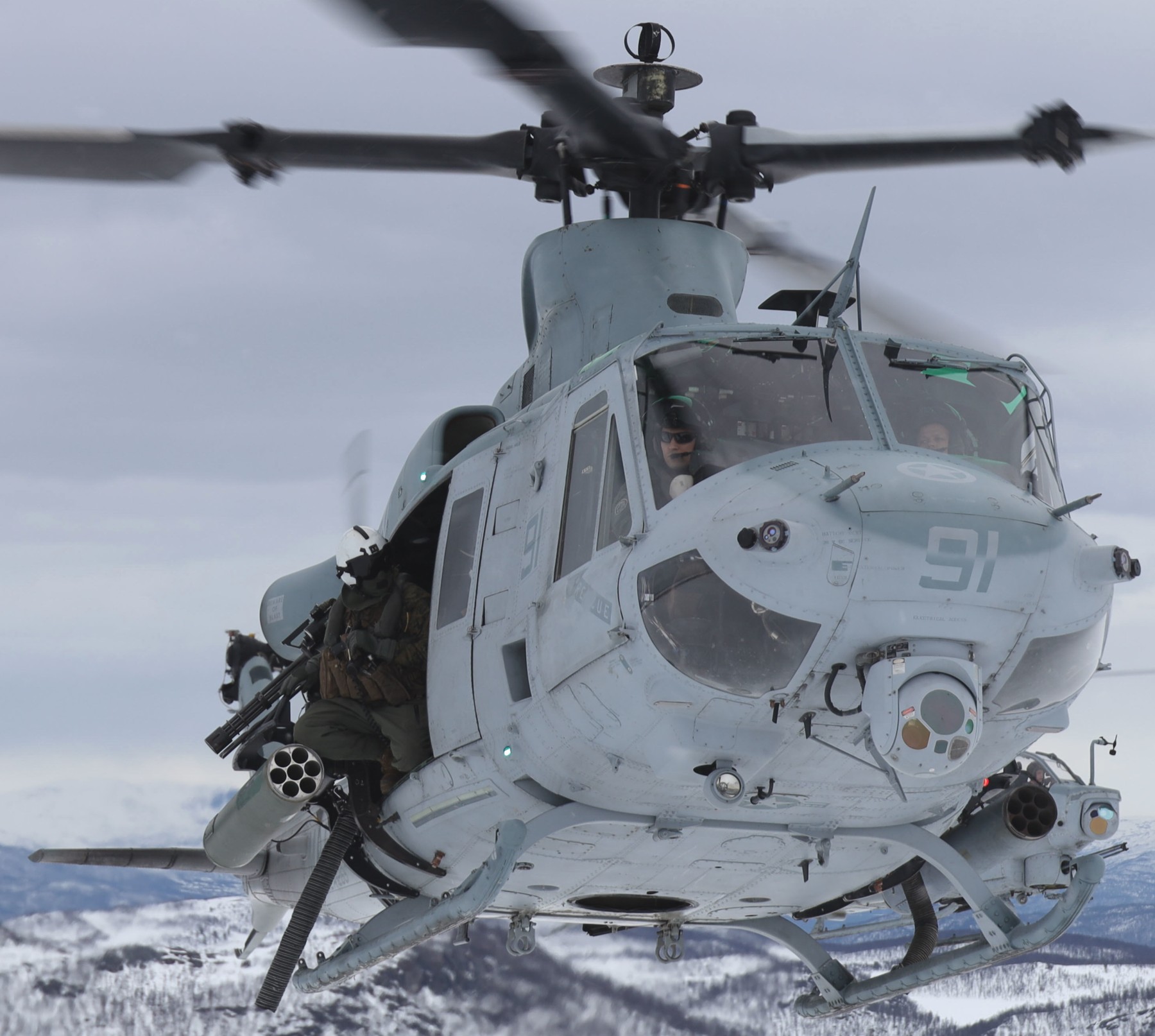 hmla-269 gunrunners marine light attack helicopter squadron uh-1y venom nato cold response 2022 norway 123