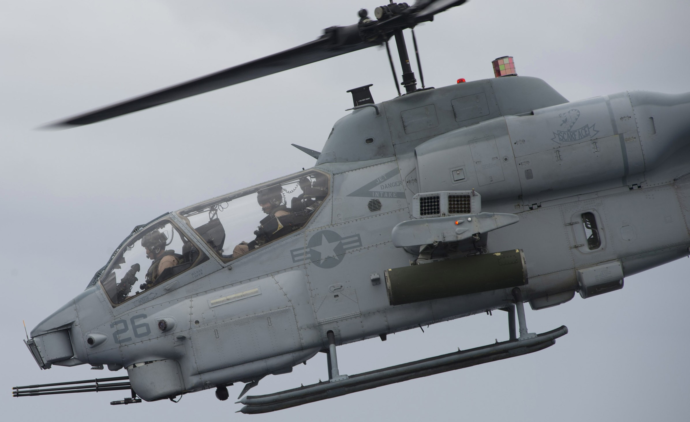 hmla-367 scarface marine light attack helicopter squadron ah-1w super cobra lpd-23 uss anchorage 45