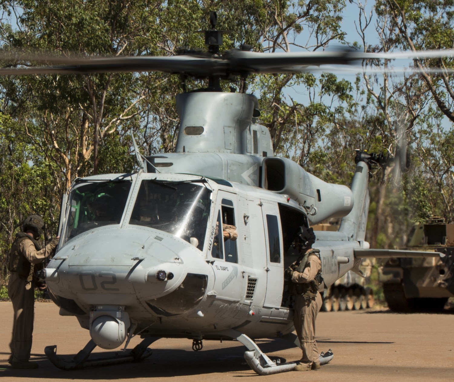 hmla-367 scarface marine light attack helicopter squadron uh-1y venom australia 2016 57