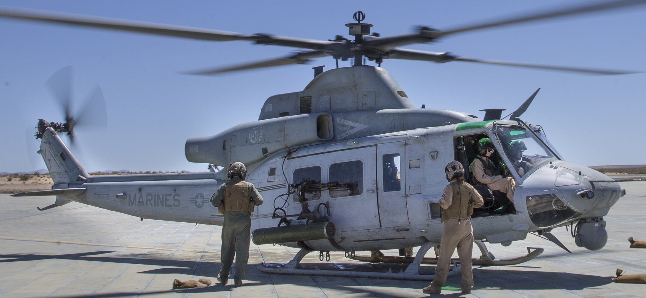 hmla-367 scarface marine light attack helicopter squadron uh-1y venom twentynine palms 2018 64