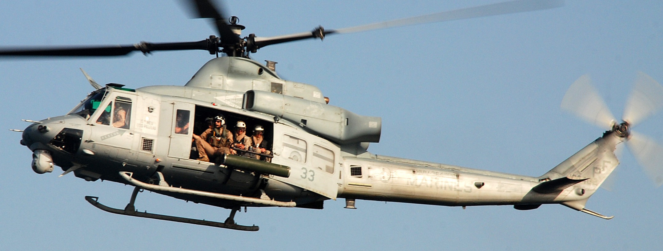 hmla-369 gunfighters marine light attack helicopter squadron uh-1y venom uss peleliu 22