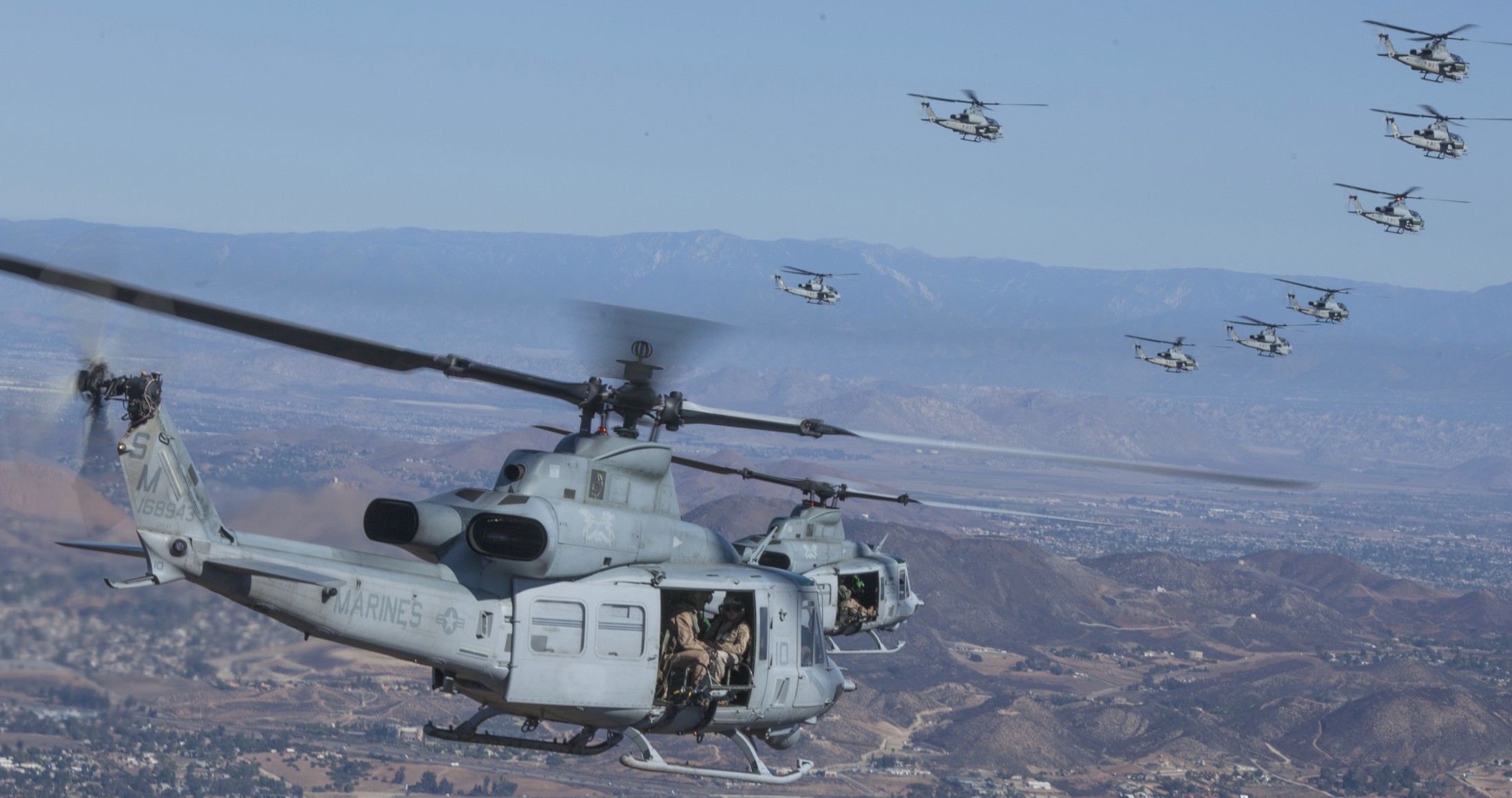 hmla-369 gunfighters marine light attack helicopter squadron uh-1y venom 34