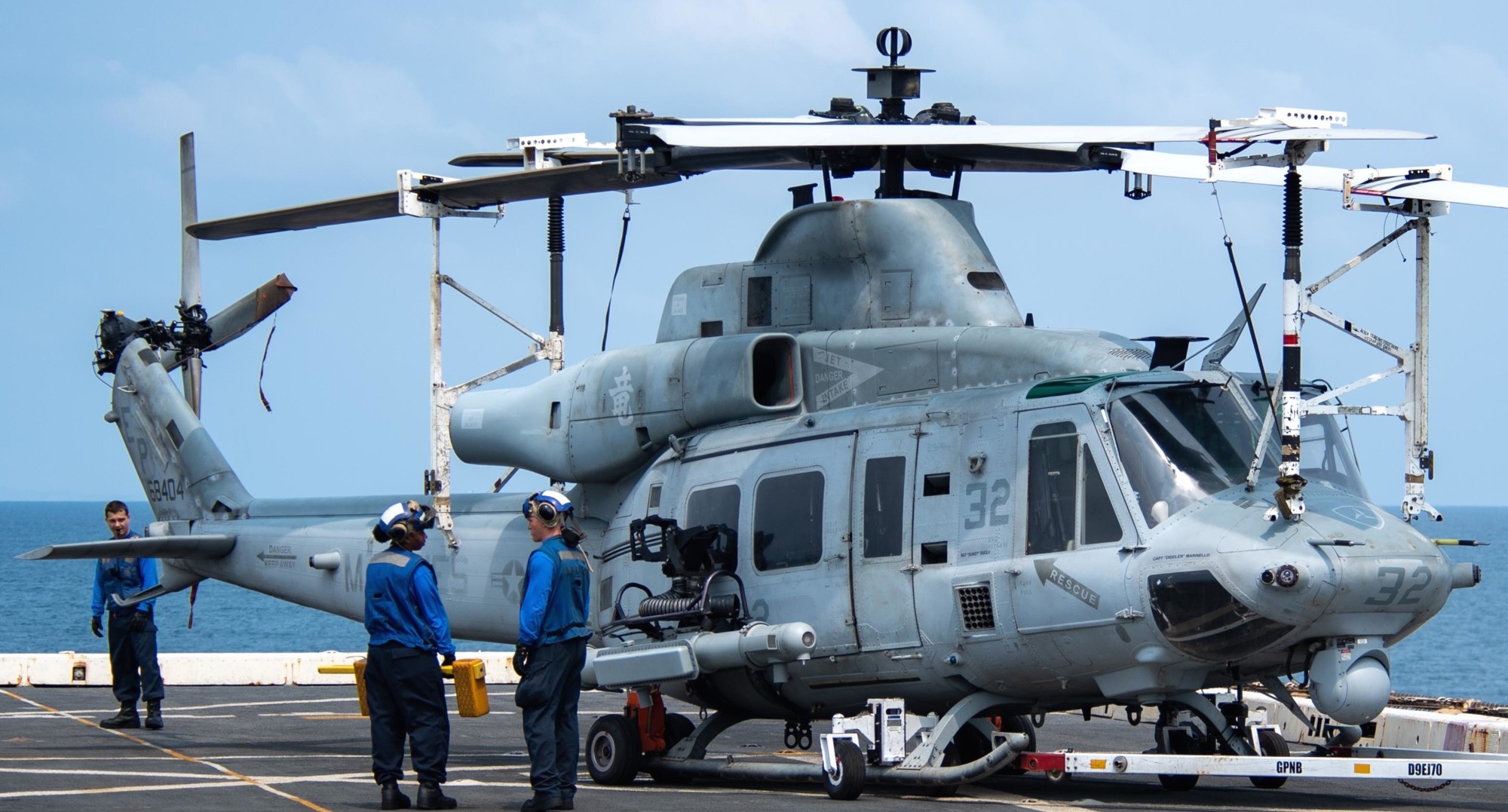 hmla-369 gunfighters marine light attack helicopter squadron uh-1y venom lpd-20 uss green bay 52